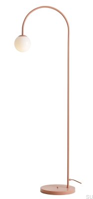 Una Metal Coral Floor Lamp
