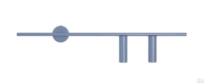 Trevo 2 Metal Blue Wall Lamp (Right)