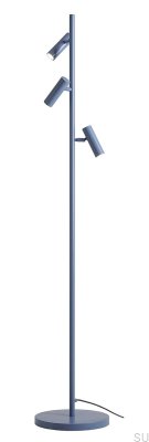 Trevo Metal Blue Floor Lamp