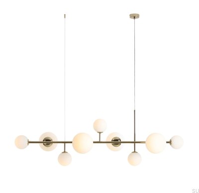 Dione 9 Metal Gold Hanging Lamp