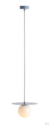 Loop S Metal Blue Hanging Lamp