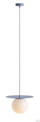 Loop M Metal Blue Hanging Lamp