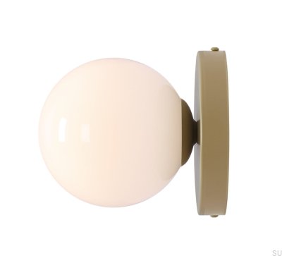 Ball II S Metal Pistachio Wall Lamp