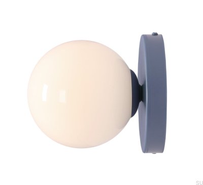 Ball II S Wall Lamp Metal Blue