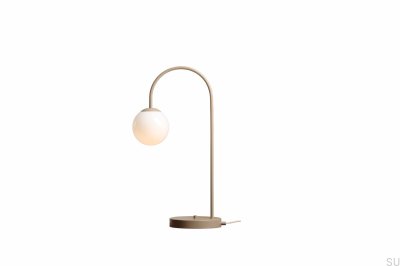 Una Desk Lamp Metal Beige