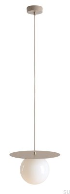 Loop M Metal Beige Hanging Lamp