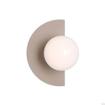 Loop Metal Beige Wall Lamp