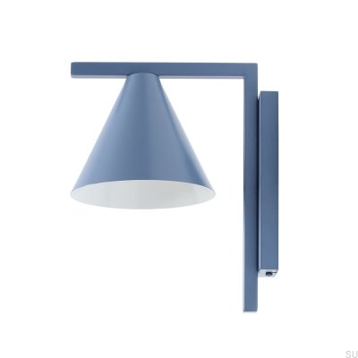 Form Metal Wall Lamp Blue