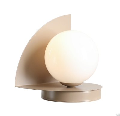 Loop Desk Lamp Metal Beige