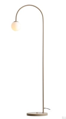 Una Floor Lamp Metal Beige