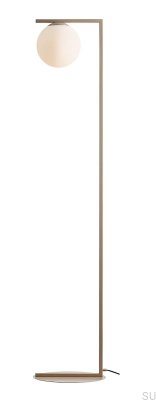 Zac Floor Lamp Metal Beige