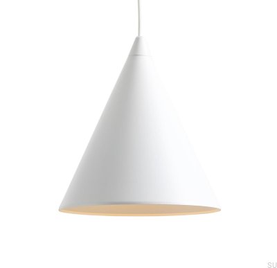 Form Metal White Hanging Lamp