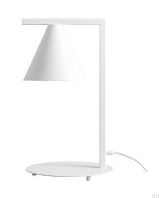 Desk lamp Form Metal White