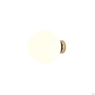 Ball M Metal Gold Wall Lamp
