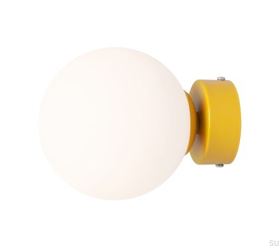 Ball S Wall Lamp Metal Mustard