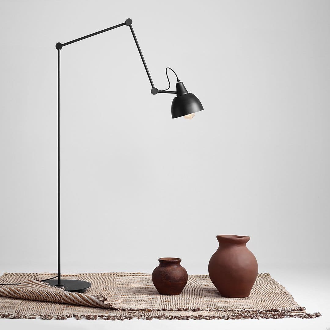 843A--Lampa-stojąca-Aida-Metalowa-Czarna-(złoty-środek-klosza)-Artera-Skandynawskie-Uchwyty_5