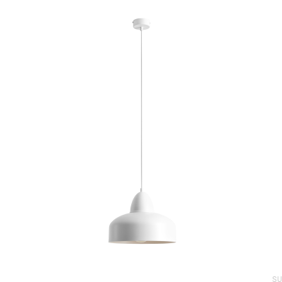 Como Metal White Hanging Lamp