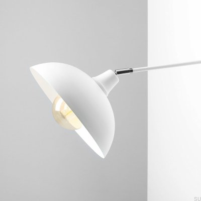 Espace Metal Wall Lamp White