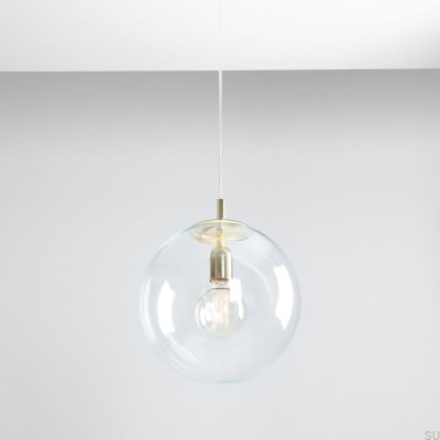 Globe Metal Gold Hanging Lamp