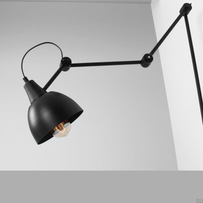 Aida Wall Lamp Medium Metal Black