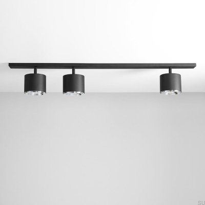 Bot 3 Ceiling Light Metal Black