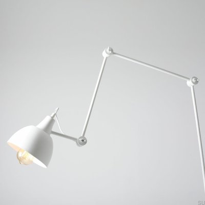 Aida Metal Floor Lamp White