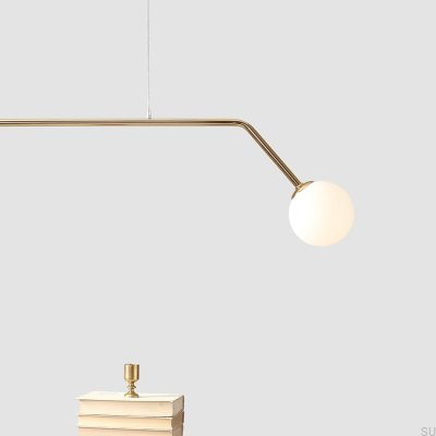 Pure Metal Gold Hanging Lamp