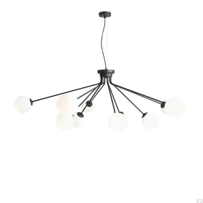 Holm 10 Metal Black Hanging Lamp