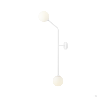 Pure Metal White Vertical Wall Sconce