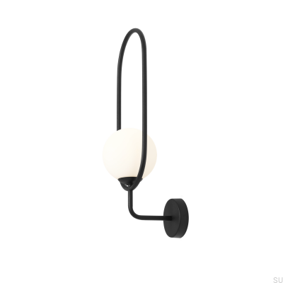 Riva Metal Black Wall Lamp