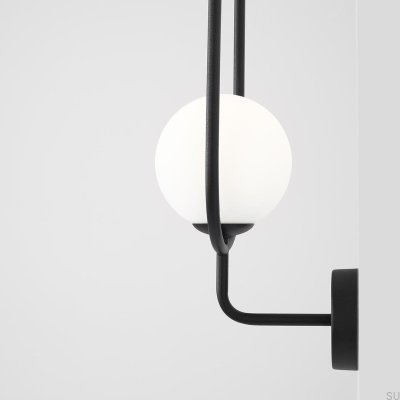Riva Metal Black Wall Lamp