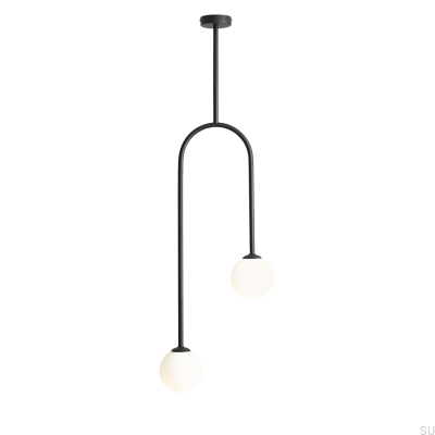 Nave 2 Ceiling Light Metal Black