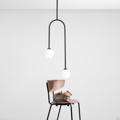 Nave 2 Ceiling Light Metal Black