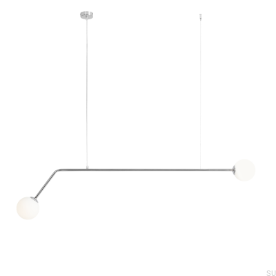 Hanging lamp Pure Metal Silver Chrome