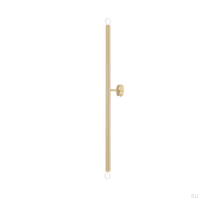 Tubo 2 L Brass Wall Lamp