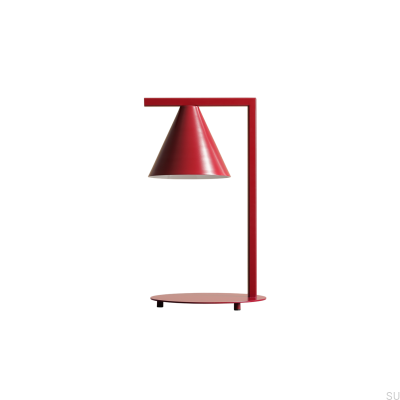 Desk lamp Form Metal Burgundy