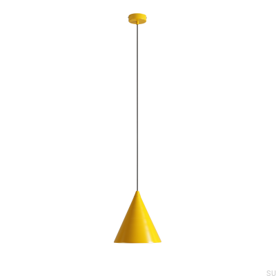 Form Metal Mustard Hanging Lamp