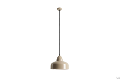 Como Metal Beige Hanging Lamp