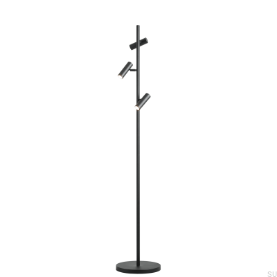 Trevo Metal Black Floor Lamp