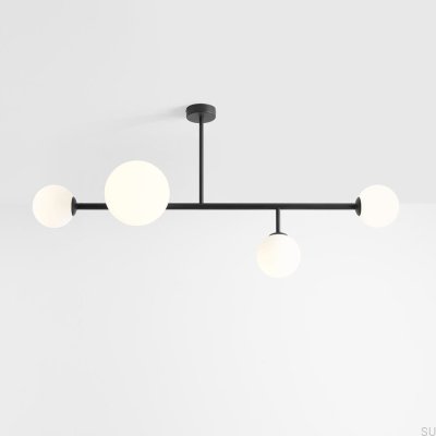 Ceiling Dione 4 Metal Black