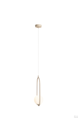Riva Metal Beige Hanging Lamp