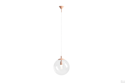Globe Metal Coral Hanging Lamp