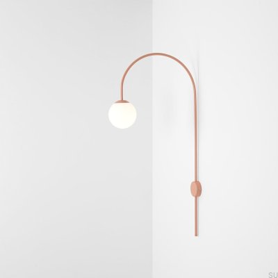 Una Metal Coral Wall Lamp