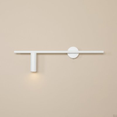 Trevo Metal Wall Lamp White (Left)