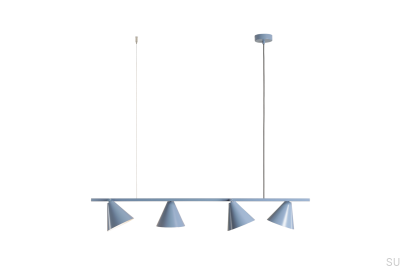 Hanging lamp Form 4 Metal Blue