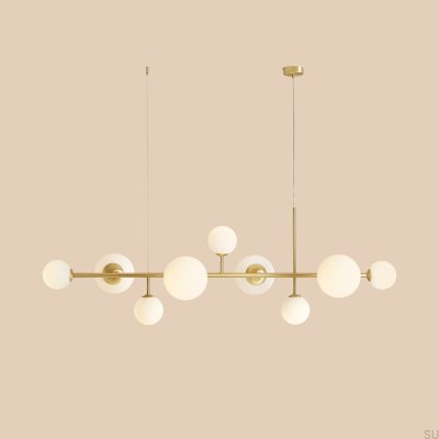 Dione 9 Brass Hanging Lamp