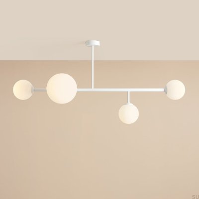 Ceiling Lamp Dione 4 Metal White