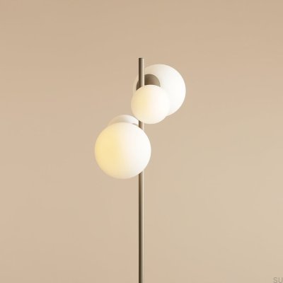 Bloom Floor Lamp Metal Beige