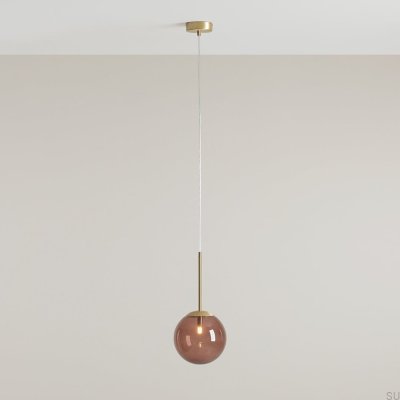Bosso Mini 20 Multicolour Choco Cream Brass Pendant Lamp