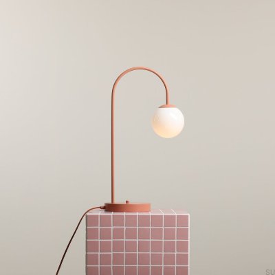 Una Metal Coral Desk Lamp